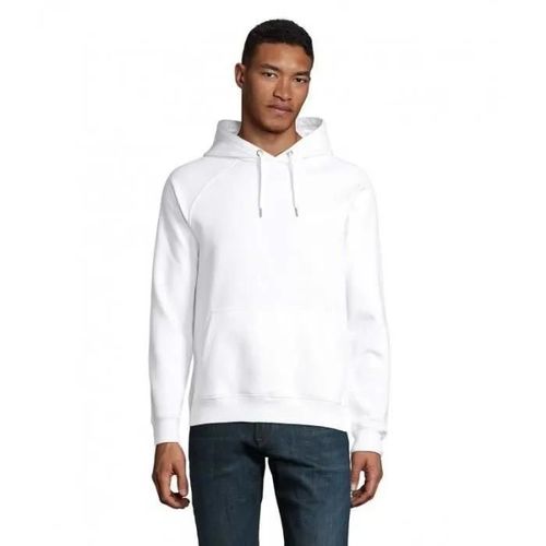 Sol's - Sweat-Shirt Unisexe À Capuche Stellar - Blanc - Manches Longues - Coton Bio Et Polyester Recyclé