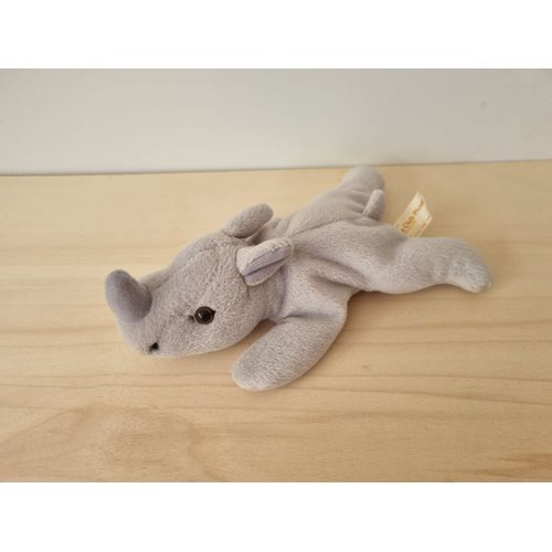 Doudou Peluche Rhinocéros Gris Anna Club Plush