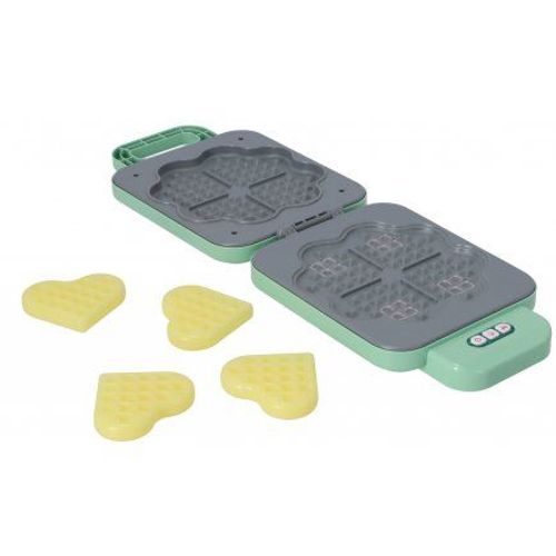 Gaufrier Enfant Avec Son Et Lumiere, Little Chef - Machine A Gaufres Realiste - Accessoire Cuisine - Set Jouet D'imitation Et Carte