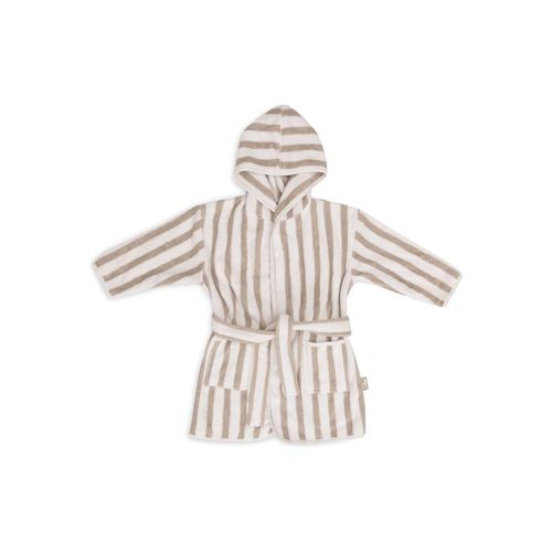 Peignoir Enfant Éponge 1-2 Ans Stripe Olive - Jollein