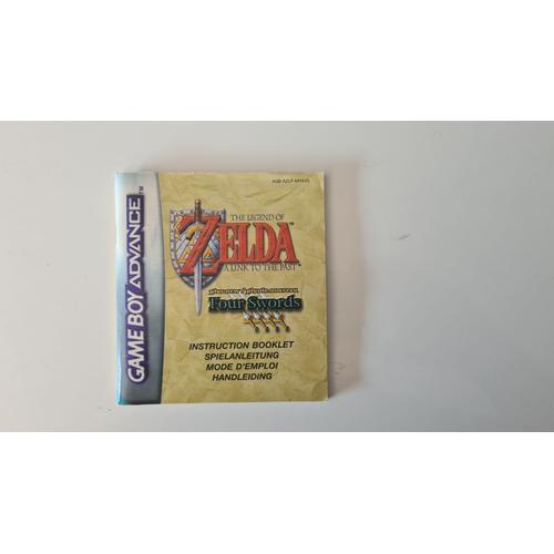 Manuel Notice Zelda A Link To The Past Four Swords Nintendo Game Boy Advance Gba