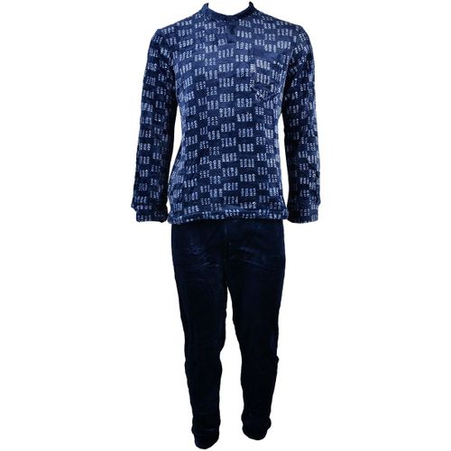 Pyjama Homme Polaire Eco 2540 Marine