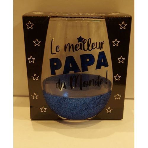 Verre Glitter 12 Cm Papa