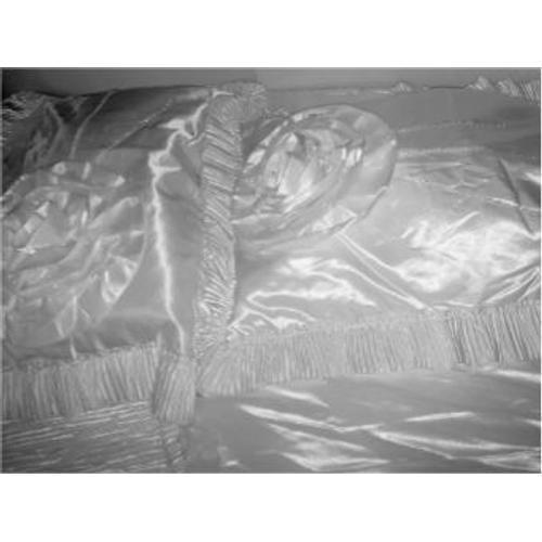 Edredon Blanc Matelassé Couvrelit Parure Mariage Glamour Sophistiqué Strass Diams Brillant Boutis Satin Cristal Couette Soyeuse Noce Couverture Duvet Double Grand King Size Deco Chbre Mariée