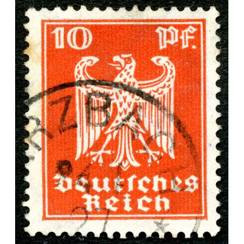 Timbre Oblitéré Deutsches Reich 10 Pf