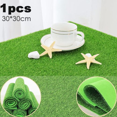 Gazon Synthétique Artificiel De User Inage En Plein Air,Faux Tapis De Micro-Paysage,Bricolage,Flocage,Mousse,Lea,1 Pièce