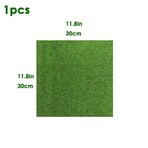 Tapis De Jardin Artificiel Pour L'extérieur,Gazon Artificiel,Pelouse Synthétique,Fournitures De Délégations,1 Pièce - Type 1pcs 30x30