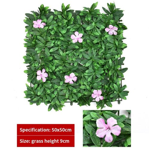 Panneau Mural De Plantes En Gazon Artificiel,Fond D'herbe Verte,Plante En Plastique,Jardin Extérieur,Maison,Décoration De Mariage - Type D-50cmx50cm