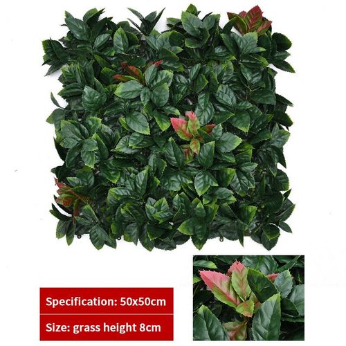Panneau Mural De Plantes En Gazon Artificiel,Fond D'herbe Verte,Plante En Plastique,Jardin Extérieur,Maison,Décoration De Mariage - Type P-50cmx50cm