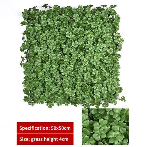 Panneau Mural De Plantes En Gazon Artificiel,Fond D'herbe Verte,Plante En Plastique,Jardin Extérieur,Maison,Décoration De Mariage - Type H-50cmx50cm