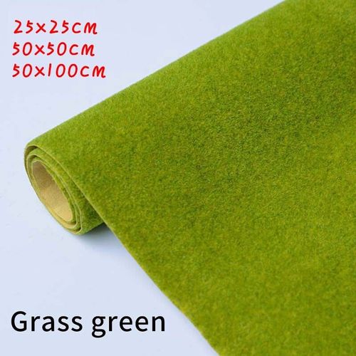 Tapis De Gazon Artificiel Fin De Paysage,Papier Non Adhésif Pour Modèle De Train,Faux Gazon,Décoration De Maison,Accessoires De Jardin - Type Fangcaopi01ts-Caolv #C