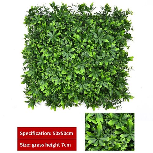 Panneau Mural De Plantes En Gazon Artificiel,Fond D'herbe Verte,Plante En Plastique,Jardin Extérieur,Maison,Décoration De Mariage - Type Y-50cmx50cm