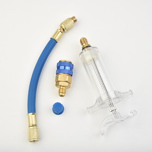 Seringue 30 Ml 1 Oz D'huile/Colorant,Avec Adaptateur Rapide Bas De Gamme De Connecteur 1/4 Sae X4t7low-End Adaptateur Rapide De Connecteur. Problème Résolu Facilement