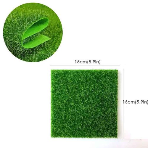 Gazon Synthétique Artificiel De Haute Qualité,Faux Jardin,Extérieur,Nik,Délégations,Cour,Décor - Type 3pcs Style 3 #A