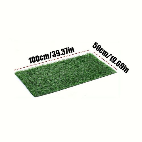 Gazon Artificiel En Plastique Pour Décoration,Tapis D'extérieur,Terrain De Football - Type 100x50