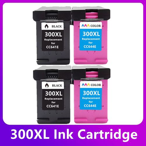 Adhérence d'encre de rechange 300XL pour HP 300,pour Gardens 300 XL Deskjet F4280 F4580 D2560 D2660 D5560 Envy 100 110 120 Photosmart C4680 - Type 2bk and 2color