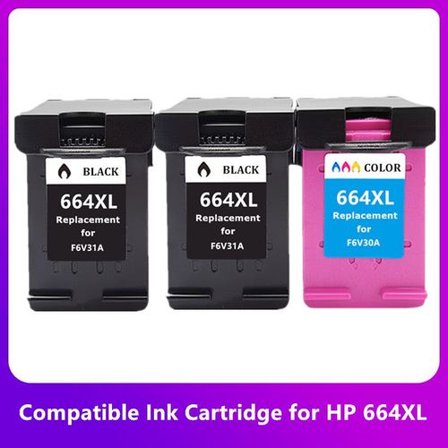 Cartouche d'encre pour imprimante,compatible avec HP 664XL 664,pour Gardens 664 Deskjet 1115 2135 3635 2138 3636 3638 4535 4536 4538 4675 4676 4678 - Type 2BK 1C
