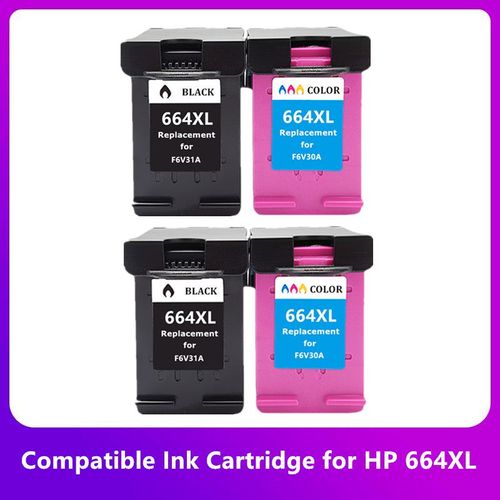 Cartouche d'encre pour imprimante,compatible avec HP 664XL 664,pour Gardens 664 Deskjet 1115 2135 3635 2138 3636 3638 4535 4536 4538 4675 4676 4678 - Type 2BK 2C