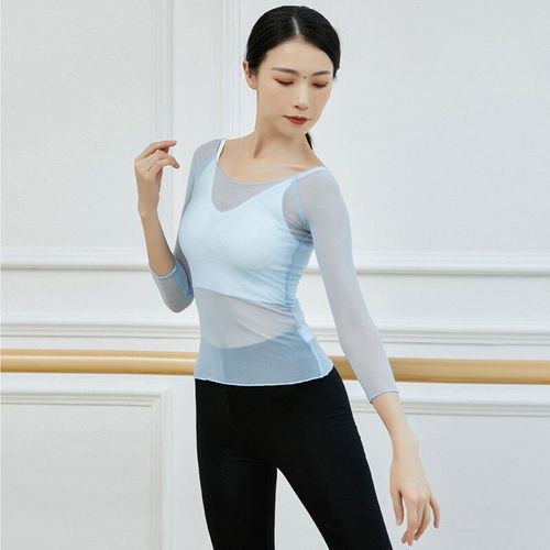 Haut De Danse Du Ventre En Maille Sexy Pour Adultes,Chemisier Transparent,Chemise Longue,Costume Pour Femmes Financièrement,Vêtements De Danse