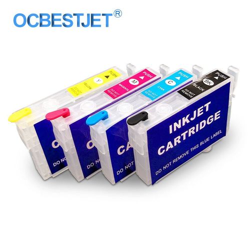 Cartouche d'encre rechargeable T1281 pour Epson S22 SX125 SX130 SX230 SX235W SX420W SX440W SX430W SX425W SX435W SX438 SX445W BX305F