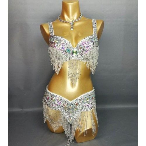 Ensemble De Danse Du Ventre En Cristal Perlé Pour Femmes,Bar Et Ceinture,Gelwear Sexy,600 Bellyylene,303,1618,Haute Qualité