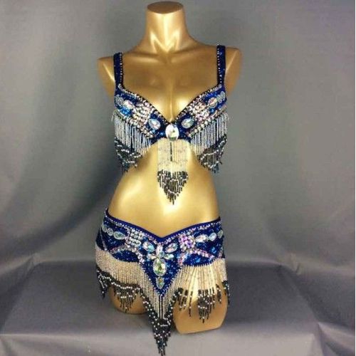 Ensemble De Danse Du Ventre En Cristal Perlé Pour Femmes,Bar Et Ceinture,Gelwear Sexy,600 Bellyylene,303,1618,Haute Qualité