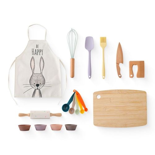Jouets De Puzzle En Bois Modèle F2 Pour Bébé,Outil De Coupe En Bois,Spatule En Silicone,Jouets De Maison De Jeu,Éducation Des Enfants,Jouets Montessori - Type Kitchenware Set 2