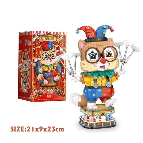 Super Srel Laura Robot Technology Jouet De Nuit Shoes,Animal Joker,Soirées Lyus,Kit De Construction De Décoration,Cadeau D'anniversaire Pour Enfants - Type Joker Circus-With Box