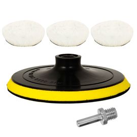 Tampons De Polissage En Laine,Polymères De Planche,Soins De Peinture Automatique,Machine À Laine Douce,Polisseuse À Cirer,/05/2019 De Polissage Pour Carrosserie De Voiture,M14,6 Po,5 Piè - Type 6in