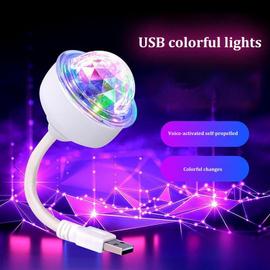 Mini lumiere de scene LED Chang DJ, USB, portable, fete de famille