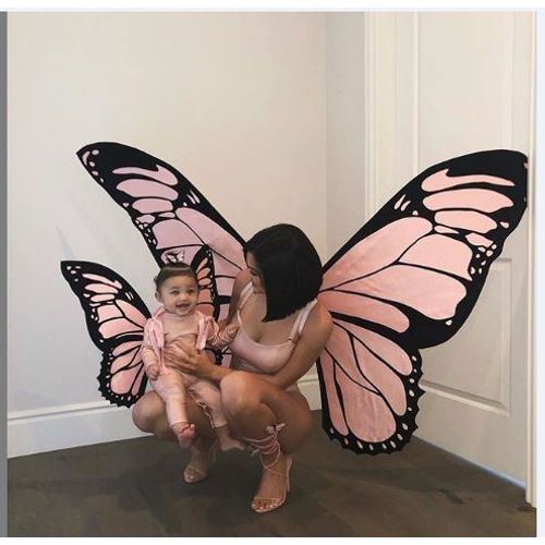 Costume De Brevdu Ventre Sexy Pour Femme,Cosplay D'halloween,Aile De Papillon,Dégradé,Accessoire De Ix,Décoration Pour Adulte Et Enfant