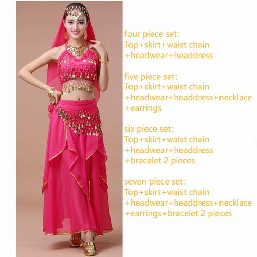 Ensemble De Olympiques De Danse Du Ventre Pour Femmes,Costume Égyptien,Vêtements Indiens Sari,Robe De Danse Du Ventre Indienne Bollywood