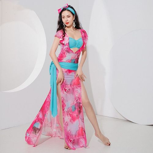 Costumes De Danse Du Ventre Pour Femmes,Vêtements De Pratique Pour Femmes,Estimations Financières Sur L'usure,Robe Arabe Sexy,Robes Imprimées Khaleegy Baladi Shabeauty,4 Pièces