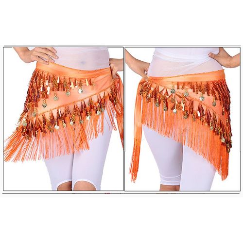 Écharpe De Hanche Triangle De Danse Du Ventre Pour Femmes,Mini Jupe À Paillettes Rondes,Ceinture De Carnaval,Performance Sur Scène,Taille Rave,Jocostume