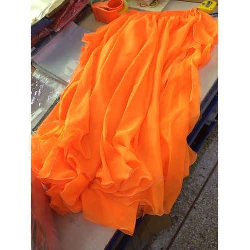 Jupes De Danse Du Ventre En Mousseline De Soie Pour Femmes,Doubles Fentes,Financièrement,Sans Ceinture,Accessoires De Costume