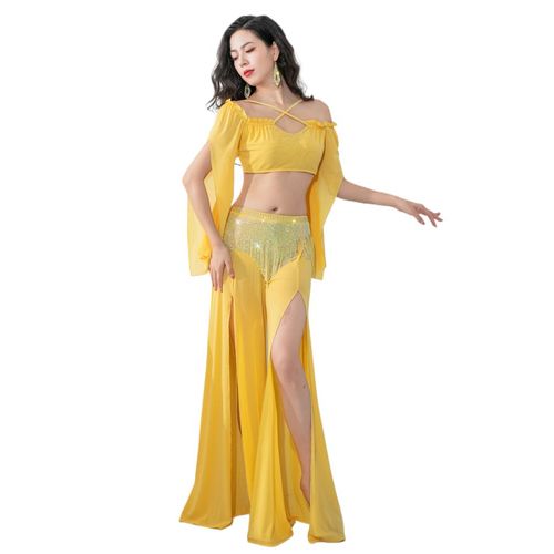 Costumes De Carnaval Pour Femme,Jupe À Franges Brillantes En Strass,Pantalon En Gaze,Haut À Manches Sulf,2 Pièces,Sexy,Financièrement,Tenue De Brev,Miles
