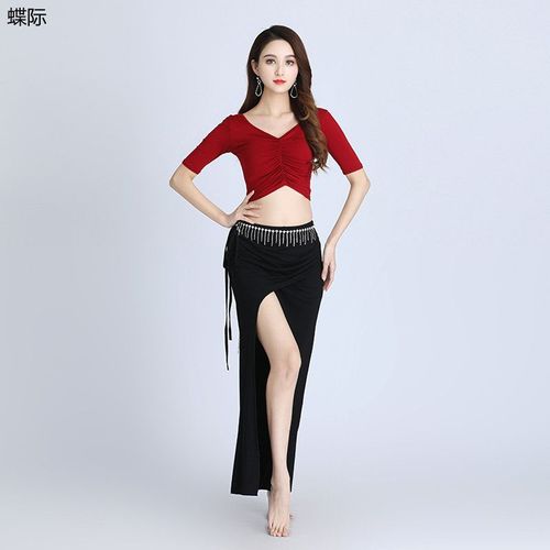 Ensemble D'entraînement De Danse Du Ventre Sexy De Grande Taille,Haut De Danse,Jupes,Costume De Scène,Vêtements Professionnels