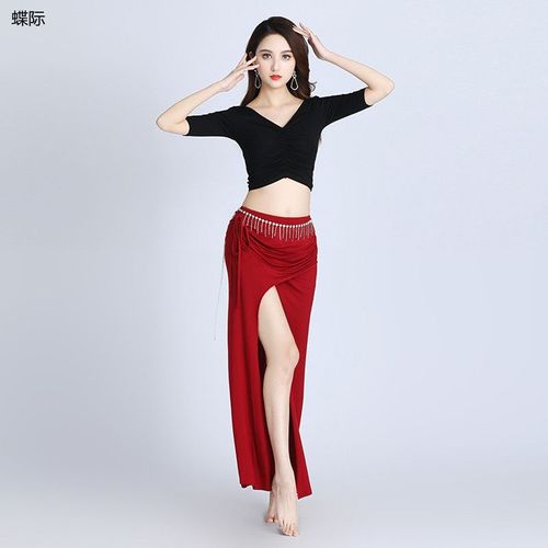Ensemble D'entraînement De Danse Du Ventre Sexy De Grande Taille,Haut De Danse,Jupes,Costume De Scène,Vêtements Professionnels