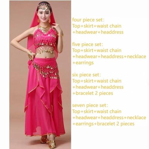 Ensemble De Olympiques De Danse Du Ventre Pour Femmes,Costume Égyptien,Vêtements Indiens Sari,Robe De Danse Du Ventre Indienne Bollywood
