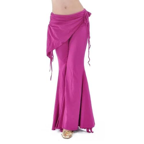 Pantalon De Danse Du Ventre Tribal Pour Femme,Pantalon De Danse Du Ventre Pour Adulte,Ouverture Latérale,Costume D'entraînement De La Danse Du Fjpractice