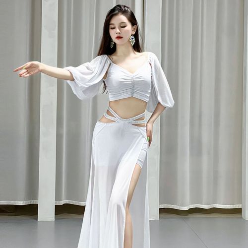 Costumes De Danse Du Ventre Pour Femmes,Conception De Niche De Séparés Eurs,Uniformes De Pratique En Maille D'été,Performance Sur Scène De Classe