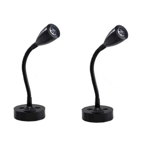 2 Pièces Lampes De Lecture Led Projecteur 12v Dimmable Interrupteur Mural Lampe De Chevet Lampe D¿Intérieur Camping-Car 6000k Blanc Pour Camping-Car-Bien
