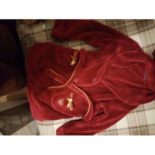 Peignoir Mixte Couleur Bordeaux 7 Ans De La Marque Sergent Major