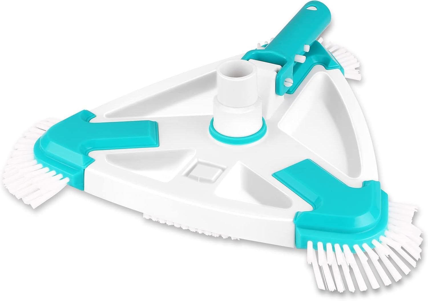 Brosse De Nettoyage Pour Piscine Et Bassin - Poils Denses Pour Carrelage, Béton - Taille 25 X 16 Cm - Nettoyage Intérieur/extérieur