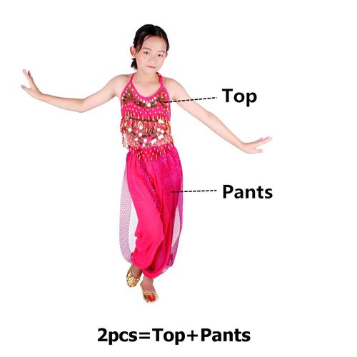 Costumes De Danse Du Ventre Pour Enfants,Danse Du Ventre Pour Filles,Ensemble De Danse Du Ventre Pour Enfants,Vêtements De Danse Du Ventre Pour Enfants,6 Couleurs Indiennes,Financièrement
