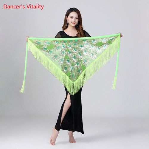 Riche Danse De Ceinture Des Vingt-Vie Danse Colorée Des Vingt Sciarpa De La Hanche De La Ceinture Du Panneau Extérieur Du Trian