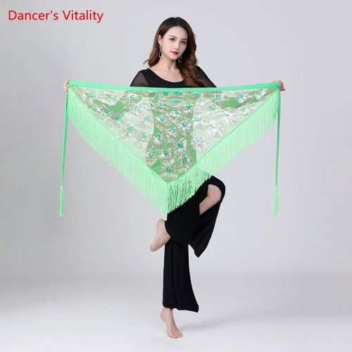 Riche Danse De Ceinture Des Vingt-Vie Danse Colorée Des Vingt Sciarpa De La Hanche De La Ceinture Du Panneau Extérieur Du Trian