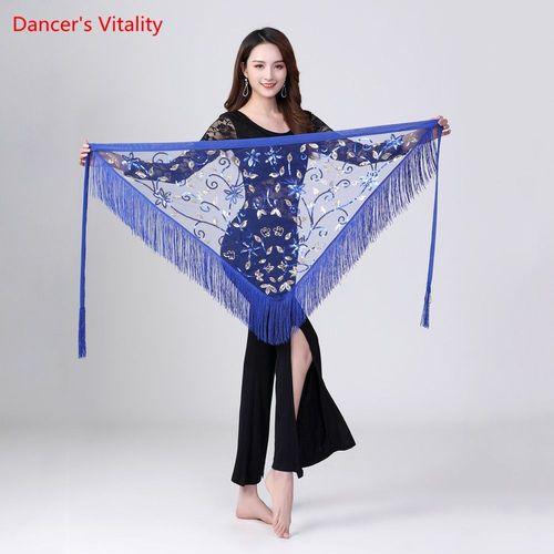 Riche Danse De Ceinture Des Vingt-Vie Danse Colorée Des Vingt Sciarpa De La Hanche De La Ceinture Du Panneau Extérieur Du Trian