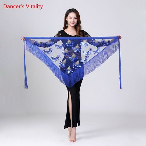Riche Danse De Ceinture Des Vingt-Vie Danse Colorée Des Vingt Sciarpa De La Hanche De La Ceinture Du Panneau Extérieur Du Trian