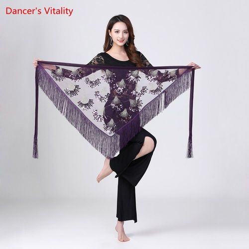 Riche Danse De Ceinture Des Vingt-Vie Danse Colorée Des Vingt Sciarpa De La Hanche De La Ceinture Du Panneau Extérieur Du Trian